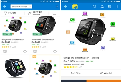 Flipkart Product Listing